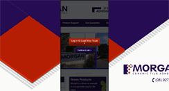 Desktop Screenshot of morganadhesives.com.au