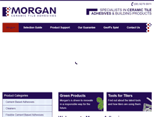 Tablet Screenshot of morganadhesives.com.au